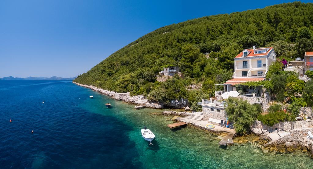 Apartments Ratac Lobrovic With Private Beach And Beautiful Sunset สลาโน ภายนอก รูปภาพ
